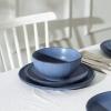 imageStone Lain Rio 12Piece Dinnerware Set Stoneware BlueBlue