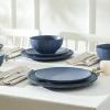 imageStone Lain Rio 12Piece Dinnerware Set Stoneware BlueBlue