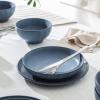 imageStone Lain Rio 12Piece Dinnerware Set Stoneware BlueBlue