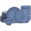 imageStone Lain Rio 12Piece Dinnerware Set Stoneware BlueBlue