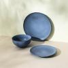 imageStone Lain Rio 12Piece Dinnerware Set Stoneware BlueBlue