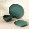 imageStone Lain Rio 12Piece Dinnerware Set Stoneware BlueGreen