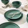 imageStone Lain Rio 12Piece Dinnerware Set Stoneware BlueGreen