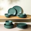 imageStone Lain Rio 12Piece Dinnerware Set Stoneware BlueGreen