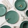 imageStone Lain Rio 12Piece Dinnerware Set Stoneware BlueGreen
