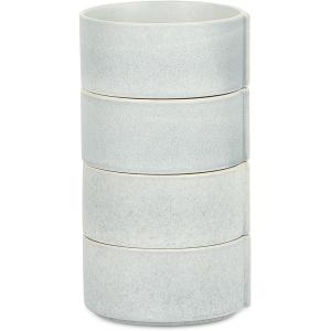 imageStone Lain Bao 24Piece Dinnerware Set Stoneware CharcoalBlueGrey