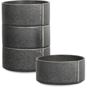 imageStone Lain Bao 24Piece Dinnerware Set Stoneware CharcoalCharcoal