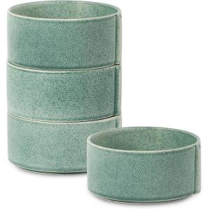imageStone Lain Bao 24Piece Dinnerware Set Stoneware CharcoalGreen