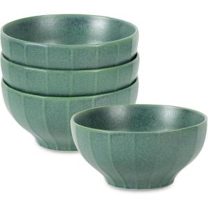 imageStone Lain Rio 12Piece Dinnerware Set Stoneware BlueGreen