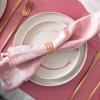 imageStone Lain Brighton 16Piece Dinnerware Set Porcelain PinkMatte Pink