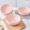 imageStone Lain Delilah 8inch Bowl 6Piece Dish Set Porcelain PeachBlush