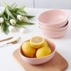 imageStone Lain Delilah 8inch Bowl 6Piece Dish Set Porcelain PeachBlush