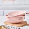 imageStone Lain Delilah 8inch Bowl 6Piece Dish Set Porcelain PeachBlush