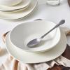 imageStone Lain Delilah 8inch Bowl 6Piece Dish Set Porcelain PeachCream