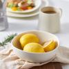 imageStone Lain Delilah 8inch Bowl 6Piece Dish Set Porcelain PeachCream