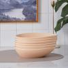imageStone Lain Delilah 8inch Bowl 6Piece Dish Set Porcelain PeachDelilah