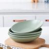 imageStone Lain Delilah 8inch Bowl 6Piece Dish Set Porcelain PeachHoneydew