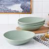 imageStone Lain Delilah 8inch Bowl 6Piece Dish Set Porcelain PeachHoneydew