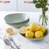 imageStone Lain Delilah 8inch Bowl 6Piece Dish Set Porcelain PeachHoneydew