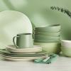 imageStone Lain Delilah 8inch Bowl 6Piece Dish Set Porcelain PeachHoneydew