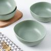 imageStone Lain Delilah 8inch Bowl 6Piece Dish Set Porcelain PeachHoneydew