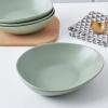 imageStone Lain Delilah 8inch Bowl 6Piece Dish Set Porcelain PeachHoneydew
