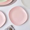 imageStone lain Delilah Salad Plate 6Piece Dish Set Porcelain Honeydew 6 Salad PlatesBlush