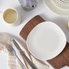 imageStone lain Delilah Salad Plate 6Piece Dish Set Porcelain Honeydew 6 Salad PlatesCream