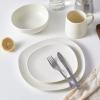 imageStone lain Delilah Salad Plate 6Piece Dish Set Porcelain Honeydew 6 Salad PlatesCream