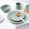 imageStone lain Delilah Salad Plate 6Piece Dish Set Porcelain Honeydew 6 Salad PlatesHoneydew