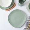 imageStone lain Delilah Salad Plate 6Piece Dish Set Porcelain Honeydew 6 Salad PlatesHoneydew