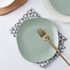 imageStone lain Delilah Salad Plate 6Piece Dish Set Porcelain Honeydew 6 Salad PlatesHoneydew