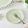 imageStone lain Delilah Salad Plate 6Piece Dish Set Porcelain Honeydew 6 Salad PlatesLime Green