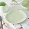 imageStone lain Delilah Salad Plate 6Piece Dish Set Porcelain Honeydew 6 Salad PlatesLime Green