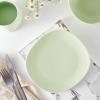 imageStone lain Delilah Salad Plate 6Piece Dish Set Porcelain Honeydew 6 Salad PlatesLime Green