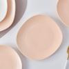 imageStone lain Delilah Salad Plate 6Piece Dish Set Porcelain Honeydew 6 Salad PlatesPastel Orange