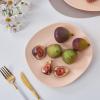 imageStone lain Delilah Salad Plate 6Piece Dish Set Porcelain Honeydew 6 Salad PlatesPastel Orange