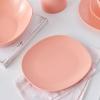 imageStone lain Delilah Salad Plate 6Piece Dish Set Porcelain Honeydew 6 Salad PlatesPeach