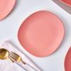 imageStone lain Delilah Salad Plate 6Piece Dish Set Porcelain Honeydew 6 Salad PlatesTerracotta