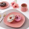 imageStone lain Delilah Salad Plate 6Piece Dish Set Porcelain Honeydew 6 Salad PlatesTerracotta