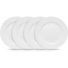 imageStone lain Embossed Porcelain Round Dinnerware Set 32 Pieces Service For 8 WhiteWhite
