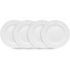 imageStone lain Embossed Porcelain Round Dinnerware Set 32 Pieces Service For 8 WhiteWhite