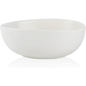 imageStone Lain Delilah 8inch Bowl 6Piece Dish Set Porcelain PeachCream