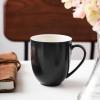 imageStone Lain Amy Porcelain Dinnerware Set 24Piece Service for 6 BlackBlack