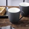 imageStone Lain Amy Porcelain Dinnerware Set 24Piece Service for 6 BlackGray