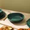 imageStone Lain Baskerville 12Piece Dinnerware Set Stoneware GreenGreen