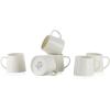 imageStone Lain Delilah Mug 6Piece Dish Set Porcelain HoneydewCream