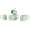 imageStone Lain Delilah Mug 6Piece Dish Set Porcelain HoneydewLime Green