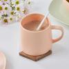 imageStone Lain Delilah Mug 6Piece Dish Set Porcelain HoneydewPastel Orange