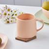 imageStone Lain Delilah Mug 6Piece Dish Set Porcelain HoneydewPastel Orange